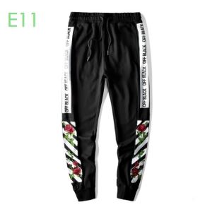 デザイン性に優れた 2色可選 OffWhite オフホワイト 2020春夏トレンド速報 スエットパンツ