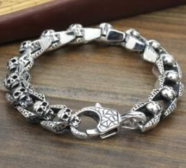 お買い得 2020 CHROME HEARTS クロムハーツ シルバー925 ブレスレット 男性用