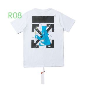 2色可選 OffWhite 2020年春夏コレクションオフホワイト 半袖Tシャツ...