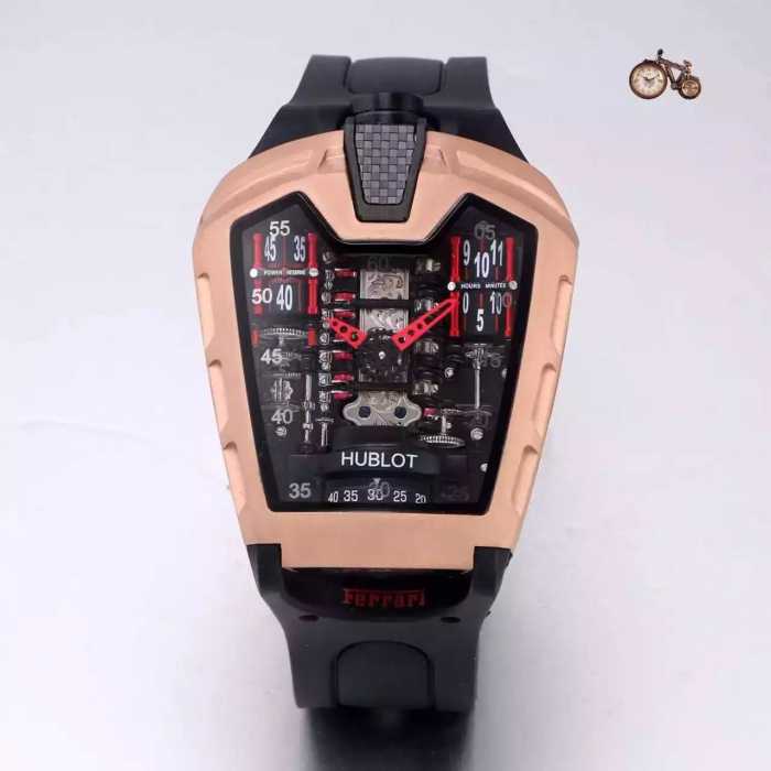 ポップ ウブロHUBLOT 男性用腕時計 进口西铁城机械ムーブメント 2色可選