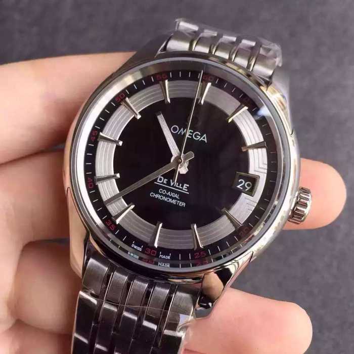 大人っぼい2020 OMEGA オメガ 透明でムーブメントを見られる 男性用腕時計 2色可選