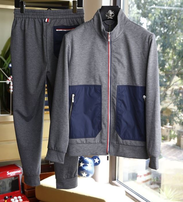 2020新作トムブラウンパーカーコピー スウェットシャツセットアップコーデ THOM BROWNE HOODIE デザインお洒落