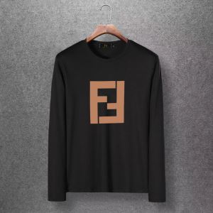 4色可選 長袖Tシャツ 絶対おさえるべきカラーと最新 2020秋冬流行ファション フェンディ FENDI