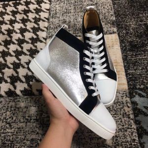 海外先行発売今季新作登場 クリスチャンルブタン Christian Louboutin スニーカー、靴 ハイトップシューズ