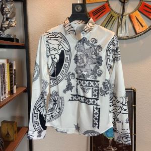 優しい着心地ヴェルサーチ シャツ コピーVERSACE BAROCCO SS91 SILK SHIRTカジュアルシャツ絶対に着て欲しい2020