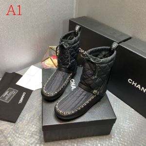 3色可選 202020秋冬トレンドファッション シャネル CHANEL 最新秋冬トレンドをチェック レザーブーツ 秋冬流行りファション
